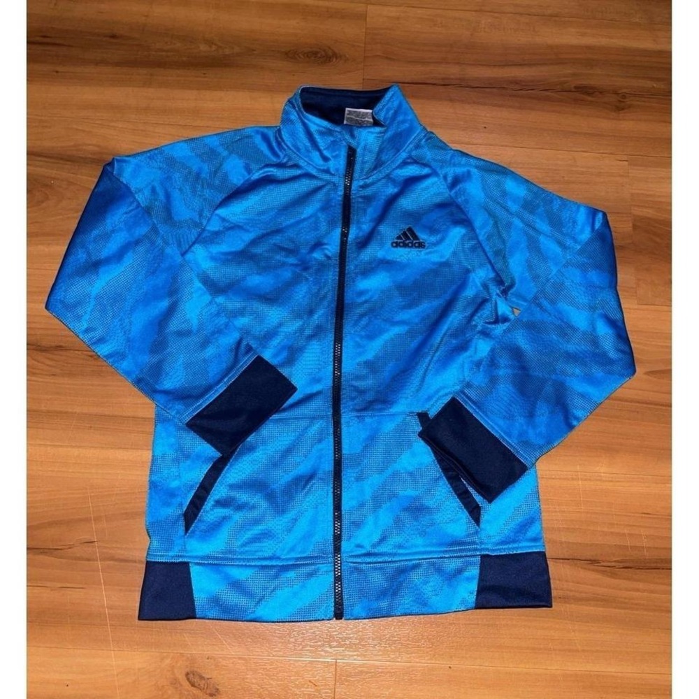 Kids NWOT Adidas Full Zip Athletic Training Track Jacket